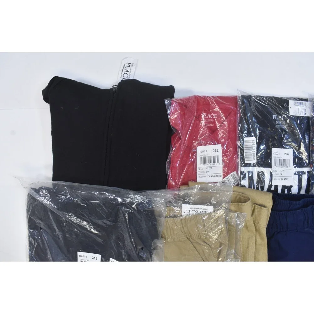 The Childrens Place Bulk Lot Of 10 Boys Size XL 14/16 Mixed Season Tops Bottoms